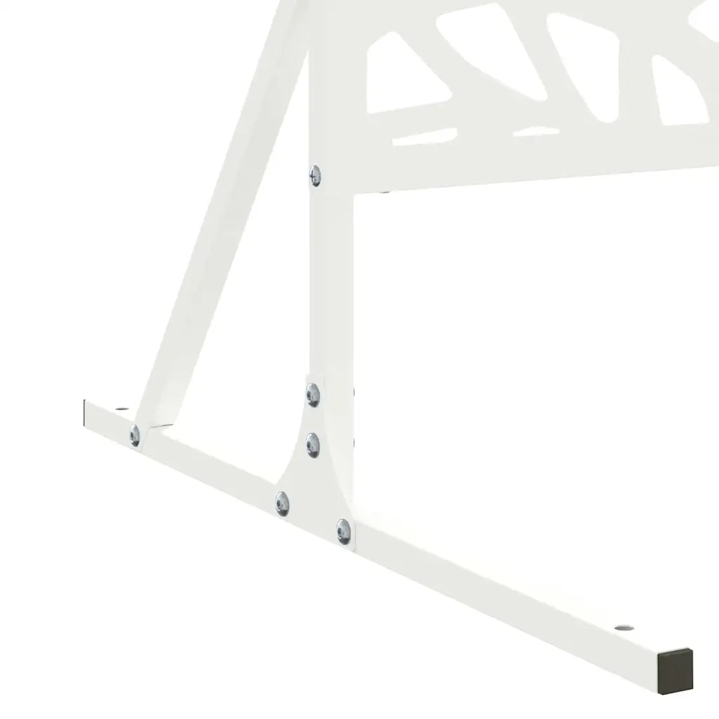 Schermo per Privacy Bianco 100 x 50 x 180 cm Acciaio