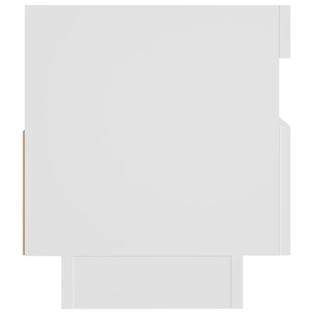 Mobile TV multimediale scaffale TV credenza mobile TV per sala da pranzo soggiorno camera da letto con luci LED 80 x 35 x 40 cm bianco 02_0026617