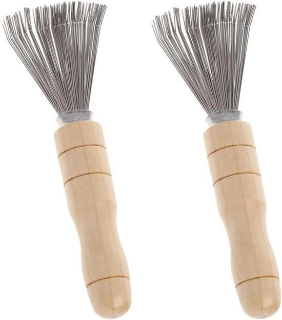 Set di spazzola e pettine per la pulizia - spazzola per capelli pulizia - rimozione residui capelli con pettine pulitore