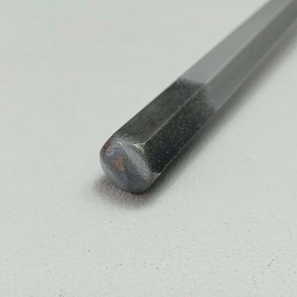 Frusta da 120mm elicoidale in acciaio zincato attacco esagonale per mescolatore