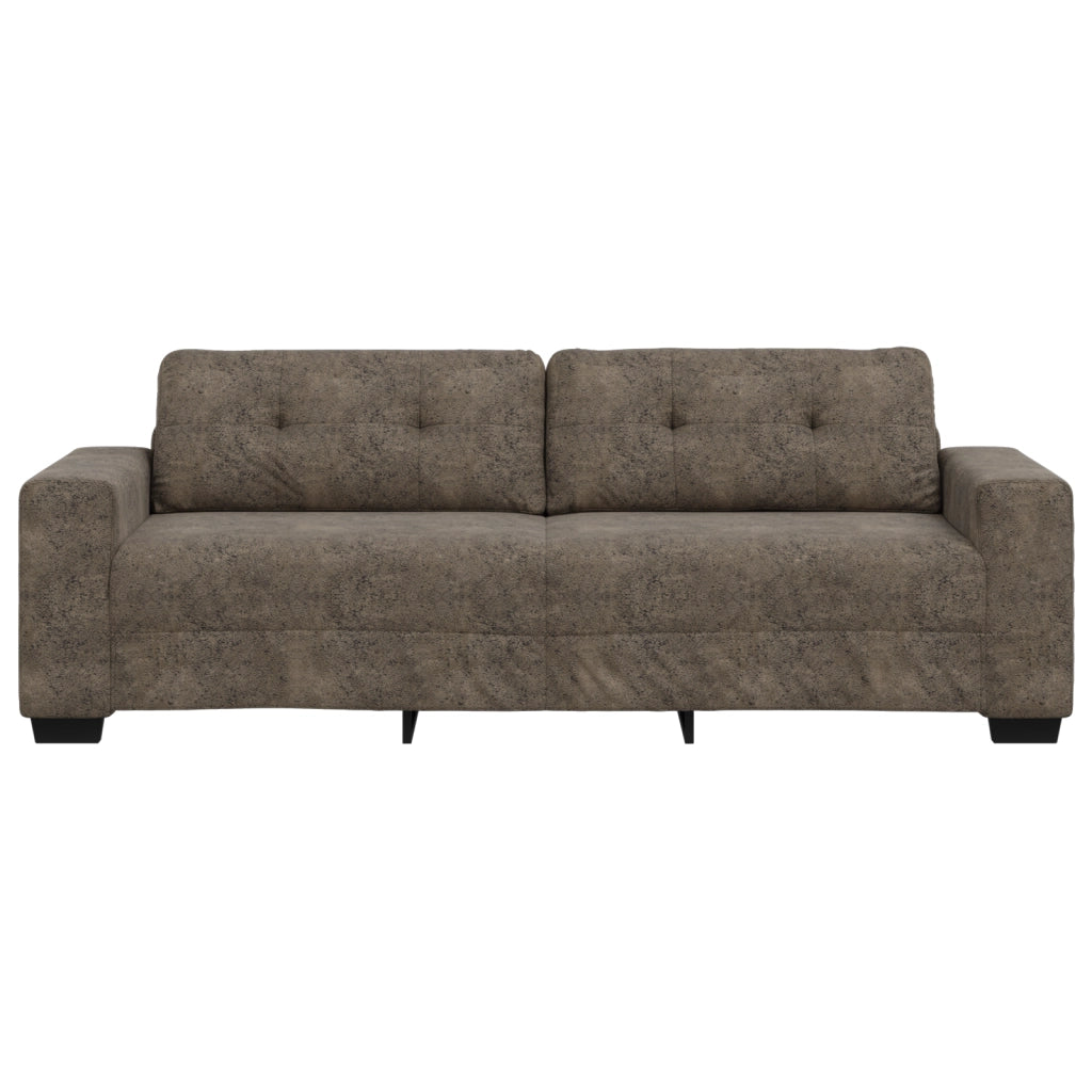 Divano a 3 posti  grigio scuro 180 cm in ecopelle