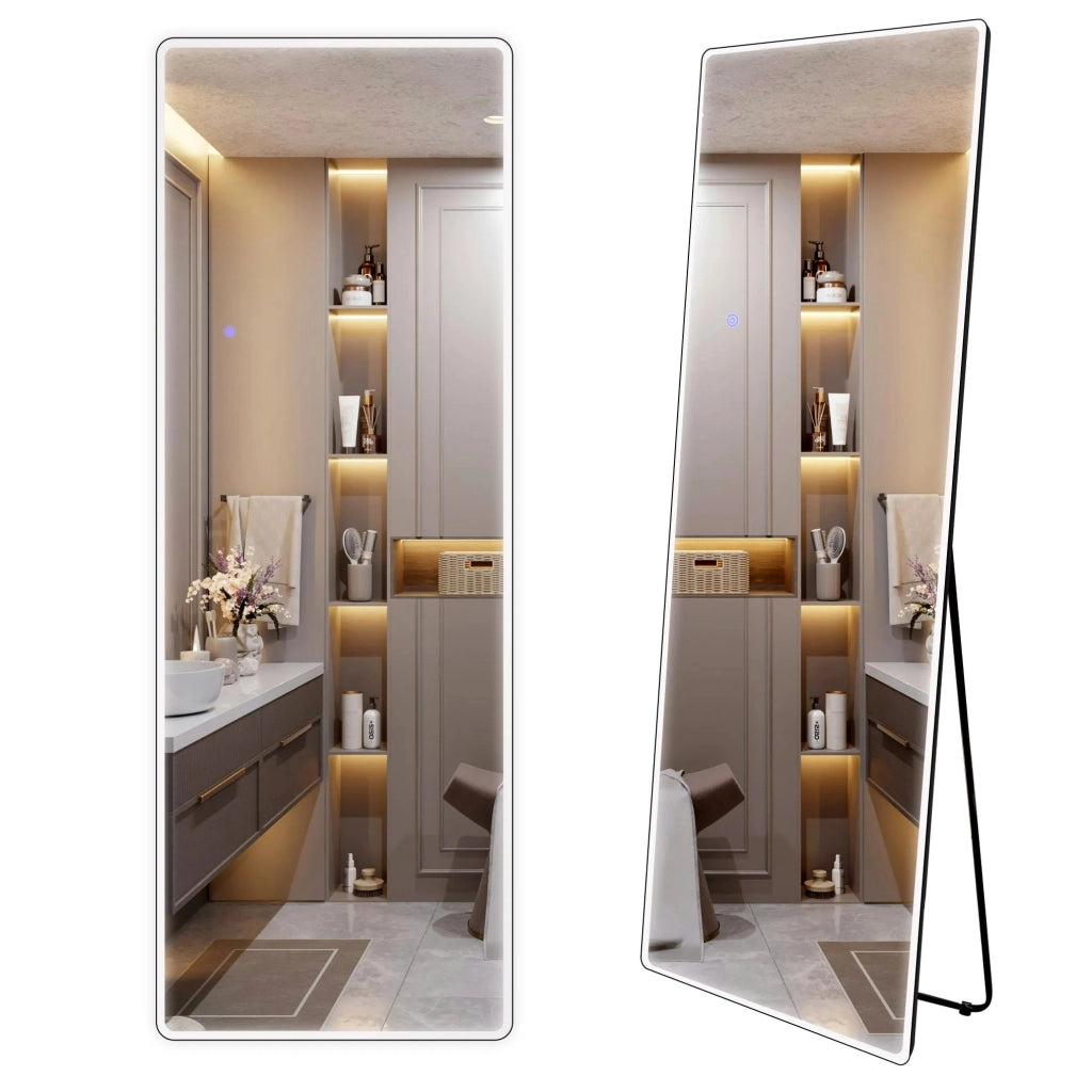Specchio Led Classico 60x170cm Black