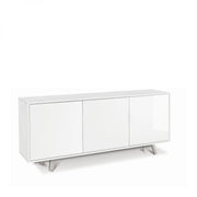 Mobile 3 Ante 177L x 41P x h74 – Finitura Bianco Opaco e Bianco Lucido – Sarmog