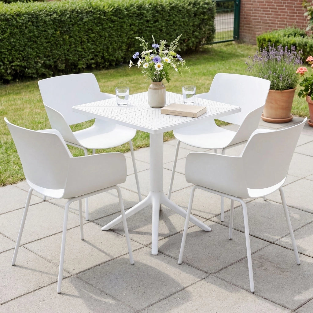 Set di mobili da giardino Norva con 4 sedie 1