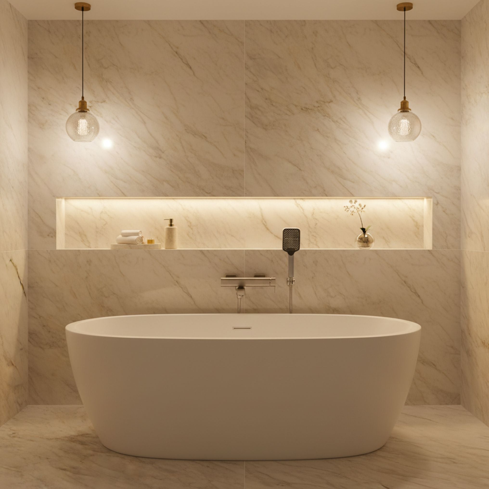 Rubinetto Da Vasca Rea Arlo Nickle Brush