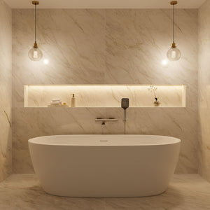 Rubinetto Da Vasca Rea Arlo Nickle Brush