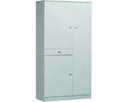 Mobile 3Ante 1Cassetti Bianco Lucido 77X34X147 16Sp. - Sarmog