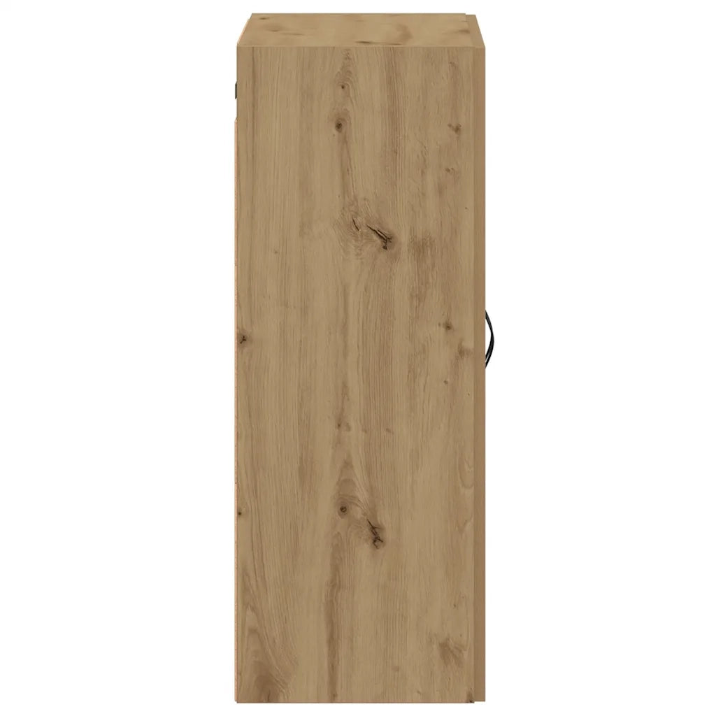 Mobile a Parete Rovere Artigianale 69,5x34x90 cm in Truciolato