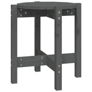 Tavolino da salotto | Tavolino da caff¨¨ | Tavolino da Soggiorno Grigio ? 42,5x45 cm Legno Massello di Pino
