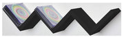 MAURY'S MENSOLA ZIG ZAG DIMENSIONI 59X12X12 CM IN COLORE NERO