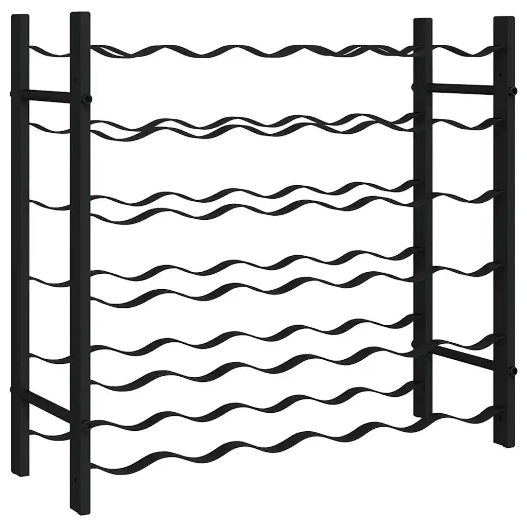 Portavini da 36 Bottiglie Nero in Ferro CFW2362370