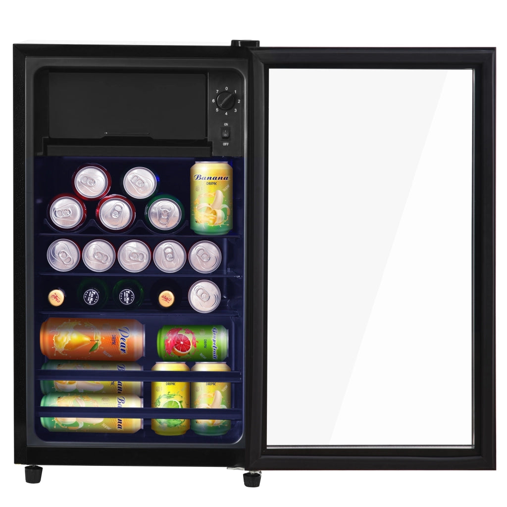 Mini Frigo 76L con Cassetto Freezer 6L ¨C MINIMAL ¨C Silenzioso, LED, Compressore