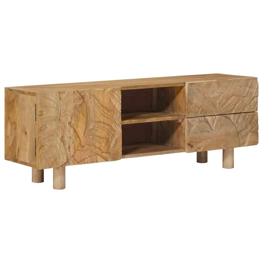 Mobile TV con cassetto con lo scaffale 110 x 30 x 40 cm 42020123