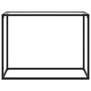 Tavolo Consolle Trasparente 100x35x75 cm in Vetro Temperato 322811