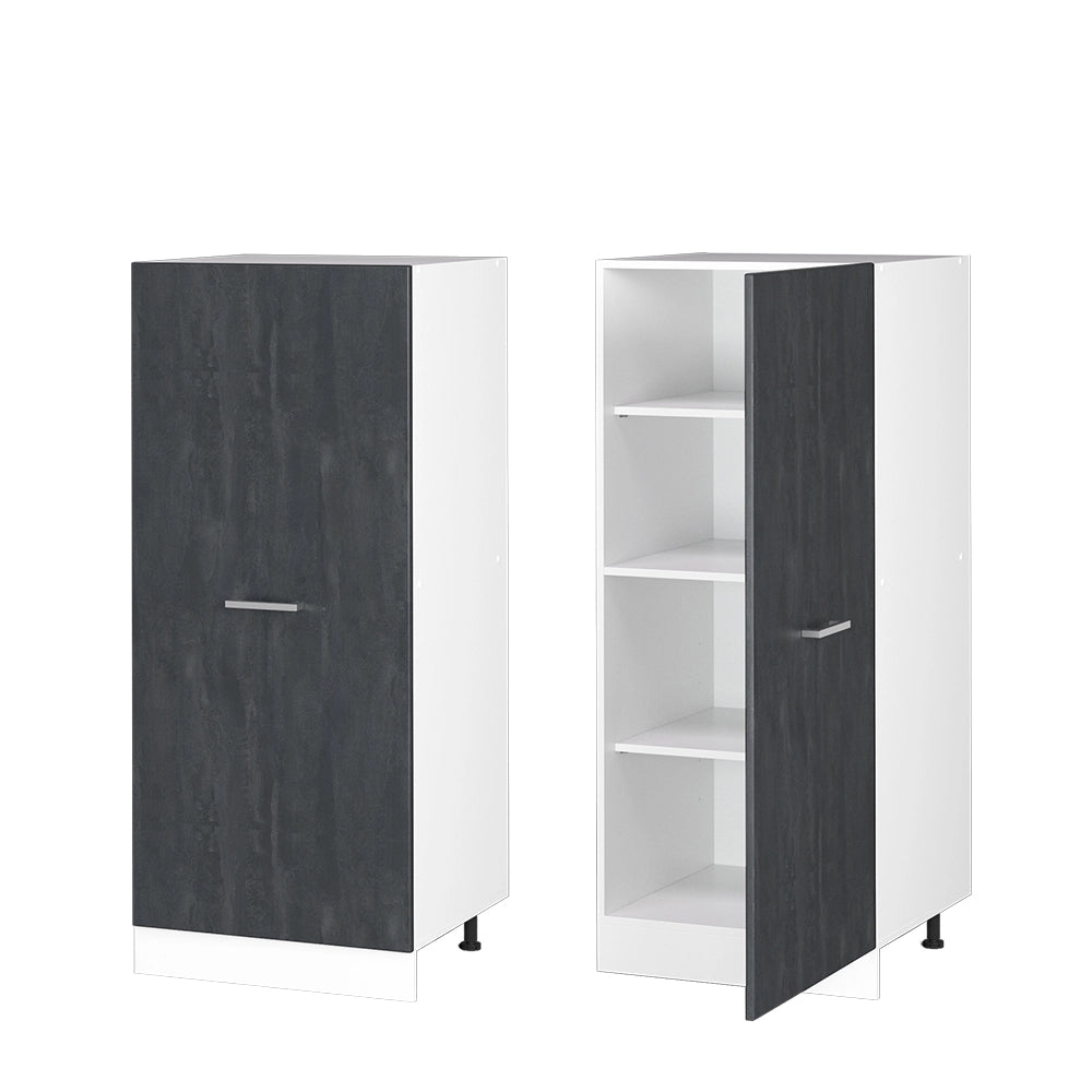 Vicco mobile cucina dispensa Calcestruzzo nero 60 cm