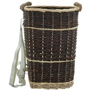 Cesta per Legna con Spallacci 44,5x37x50cm Salice Naturale CFW7650790