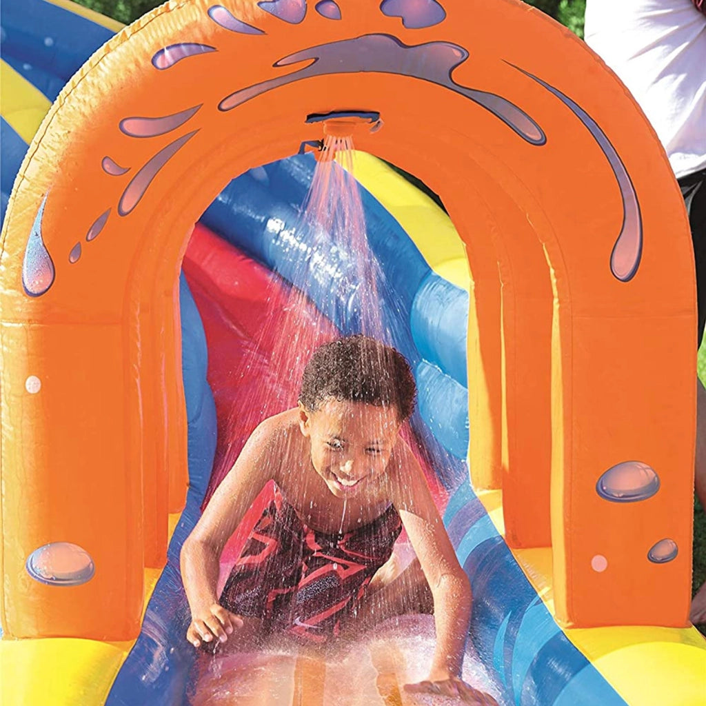 Bestway 53303 | H20GO! - Parco Acquatico Hurricane Tunnel Blast, 420x320x260 cm