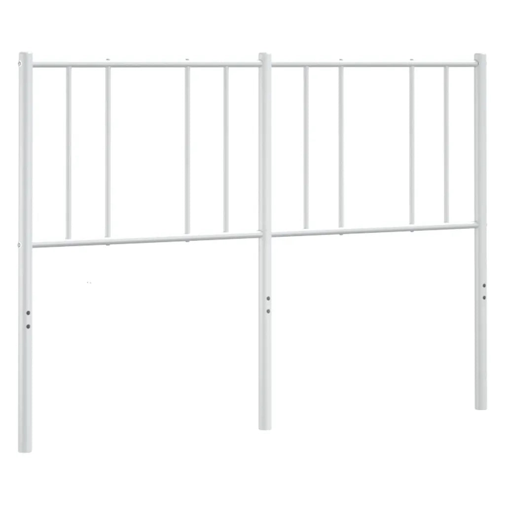 Testiera | Testata di Ricambio in Metallo Bianco 120 cm