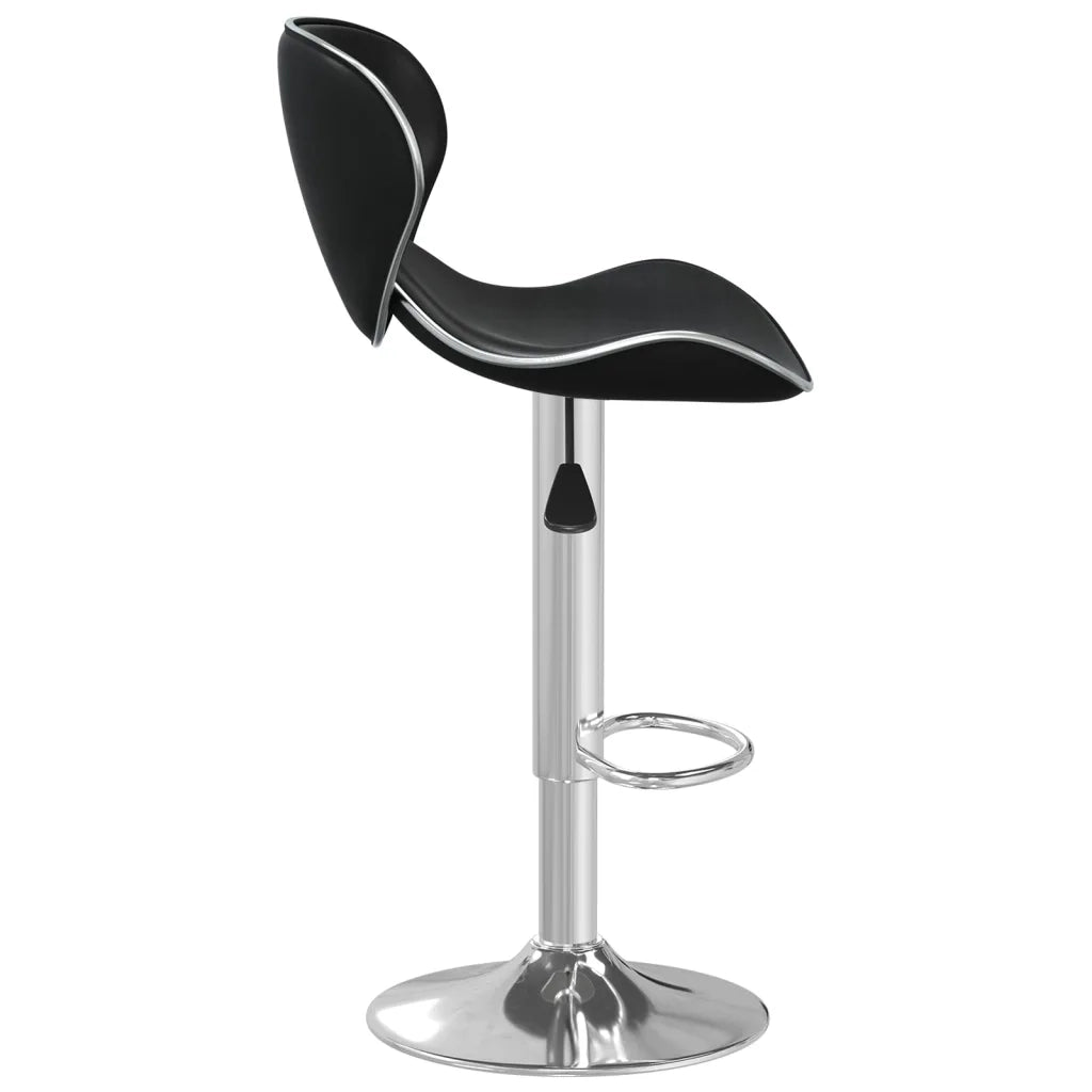 Sgabello da Bar Nero in Similpelle cod mxl 57326