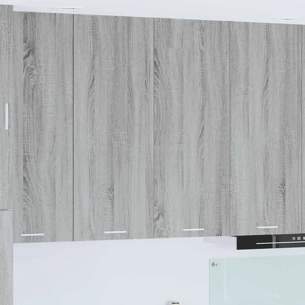 Armadio pensile con porta Grigio Sonoma 80 x 31 x 100 cm 884367