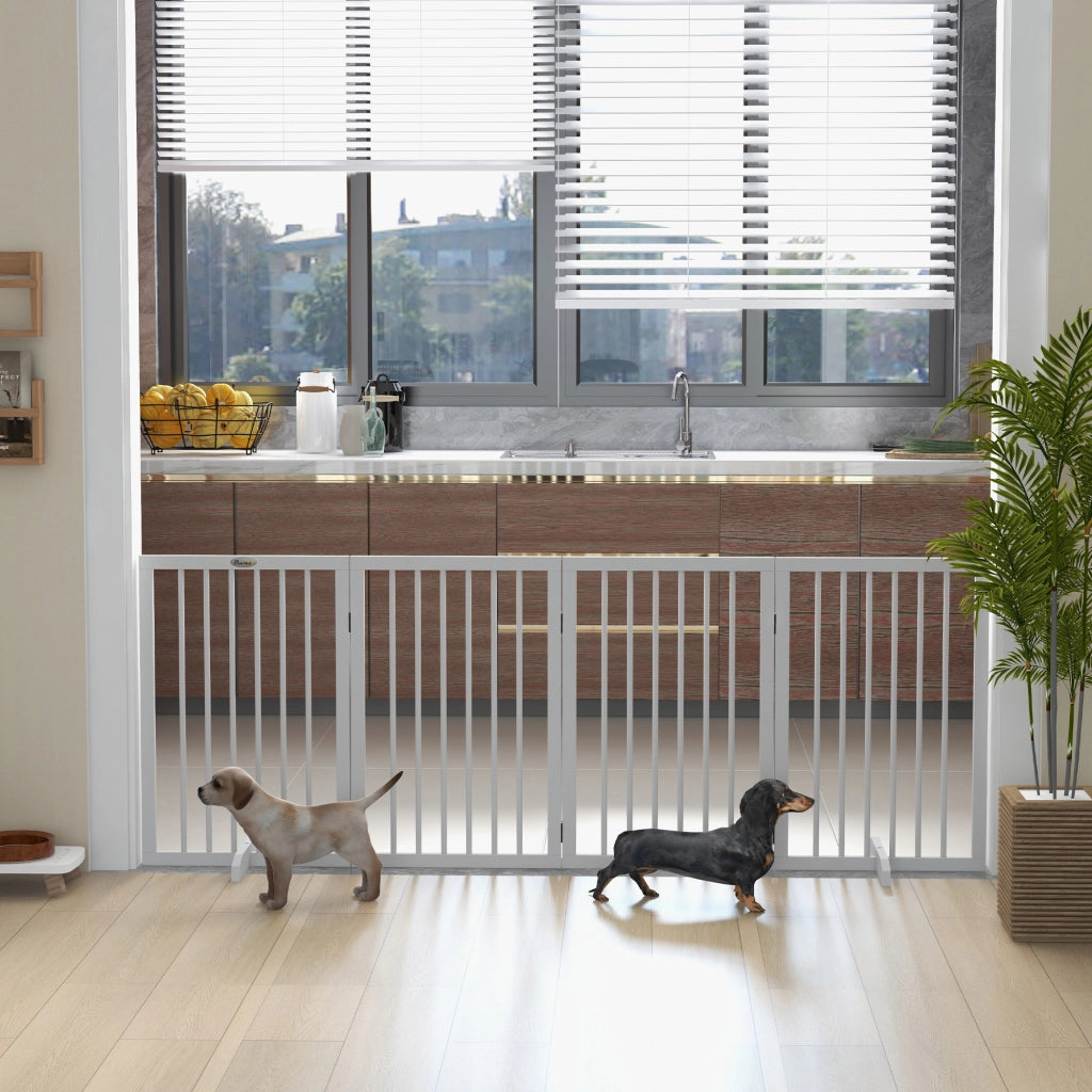 Recinto pieghevole per animali ¨C zephmum ¨C legno massello 206x35.5x76 cm