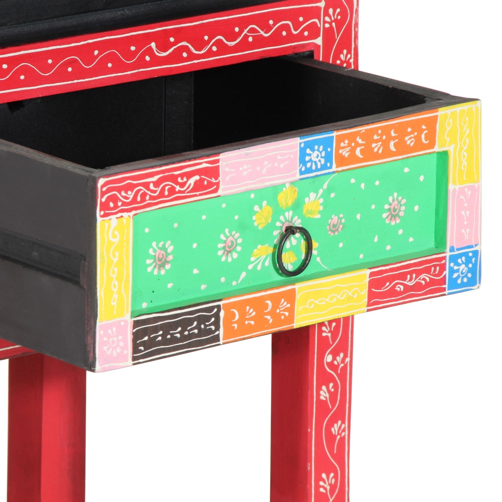 Tavolo Console con Cassetti Multicolore in Legno Compensato