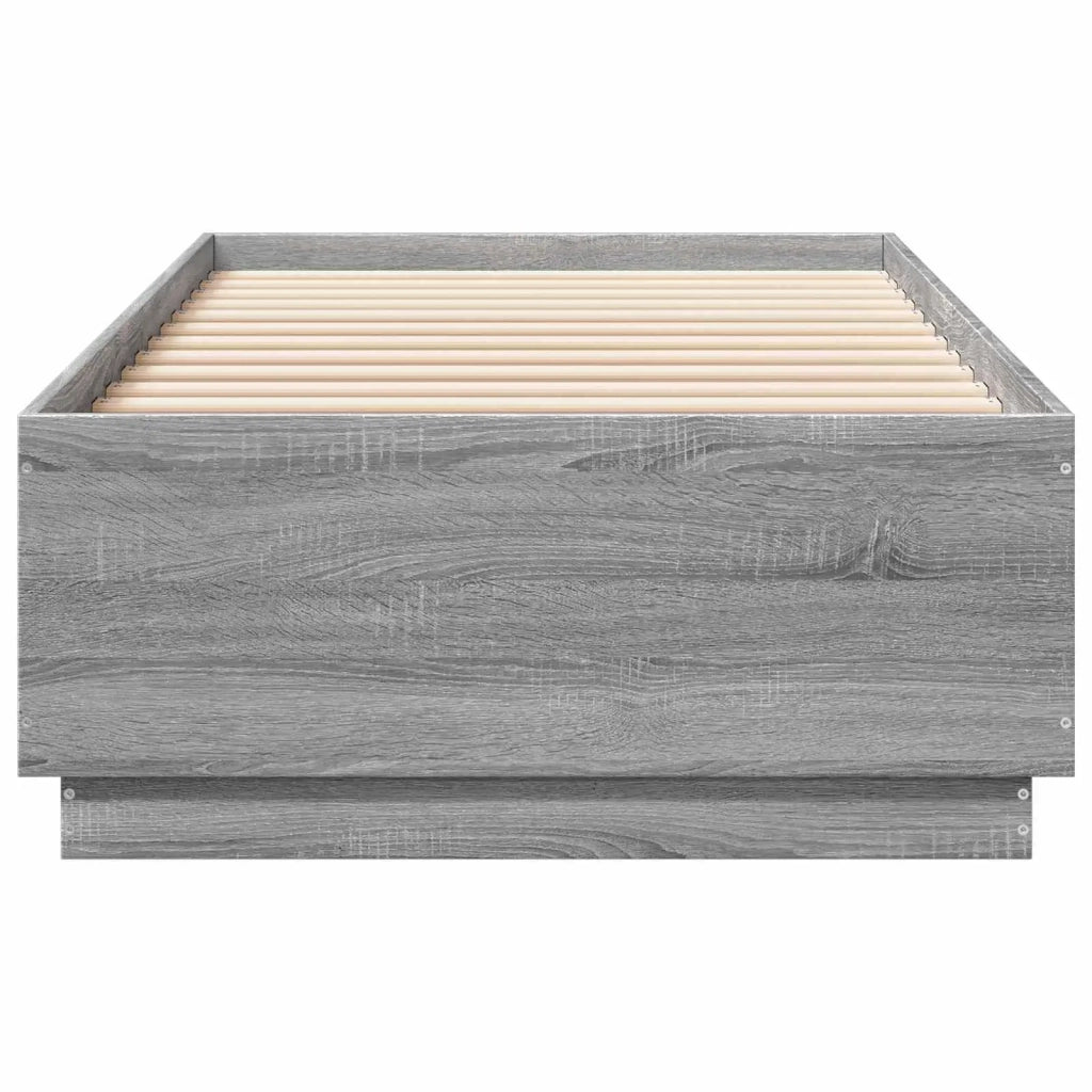 Struttura del letto Sonoma grigio 80 x 200 cm 3429657