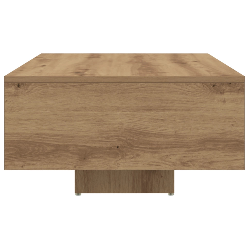 Tavolino da caffÃ¨  con luci LED Quercia Artigianale 85x55x31 cm