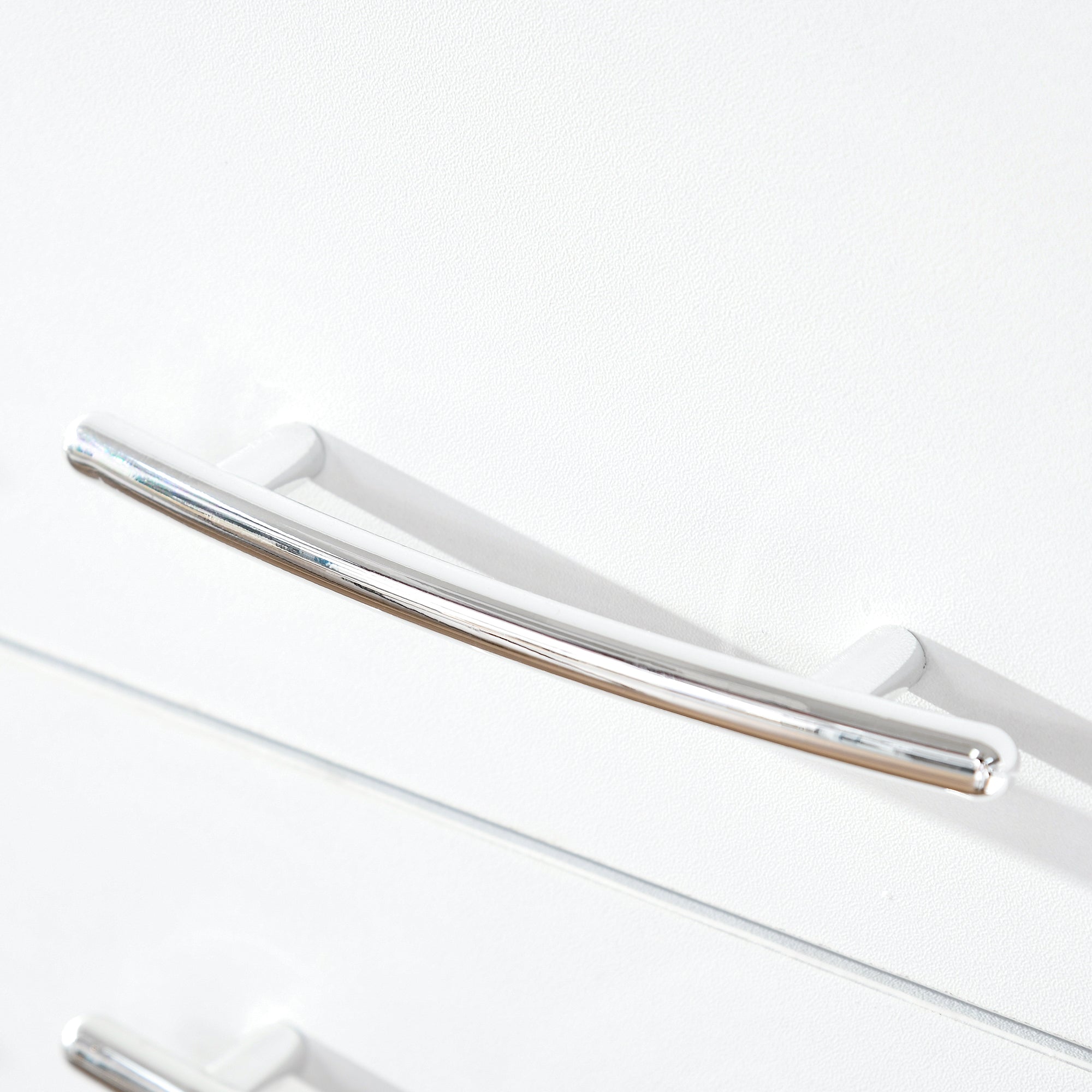 Easycomfort Mobile Dispensa Multiuso con 2 Armadietti e Mensole Regolabili, MDF, 59x31x155cm, Bianco