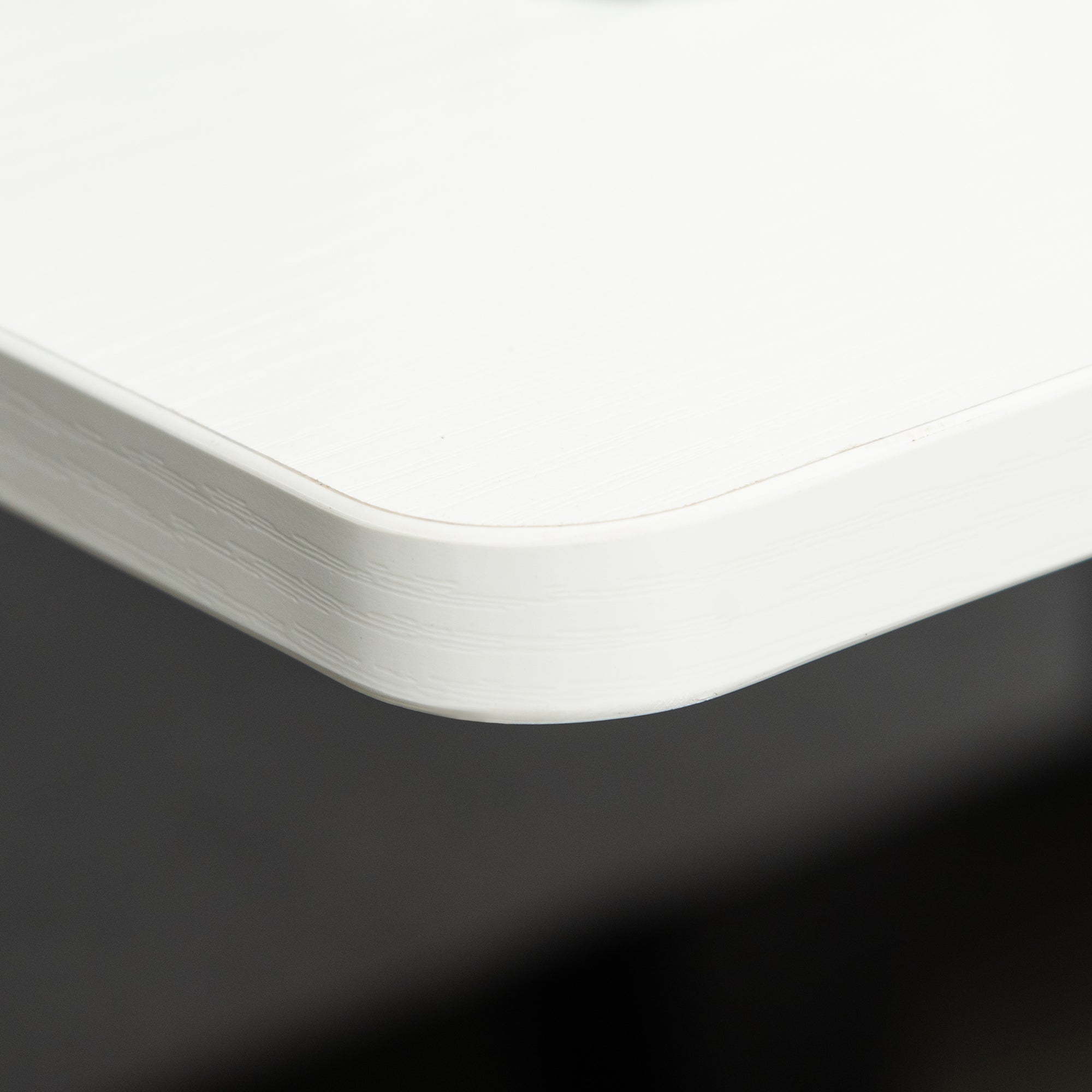 EASYCOMFORT  Tavolino Porta PC con Altezza Regolabile e Ruote, 60x40x52.5-84cm, Bianco