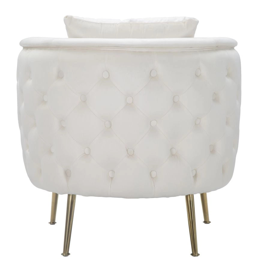 POLTRONA BUCAREST CREMA CM 76X74X73