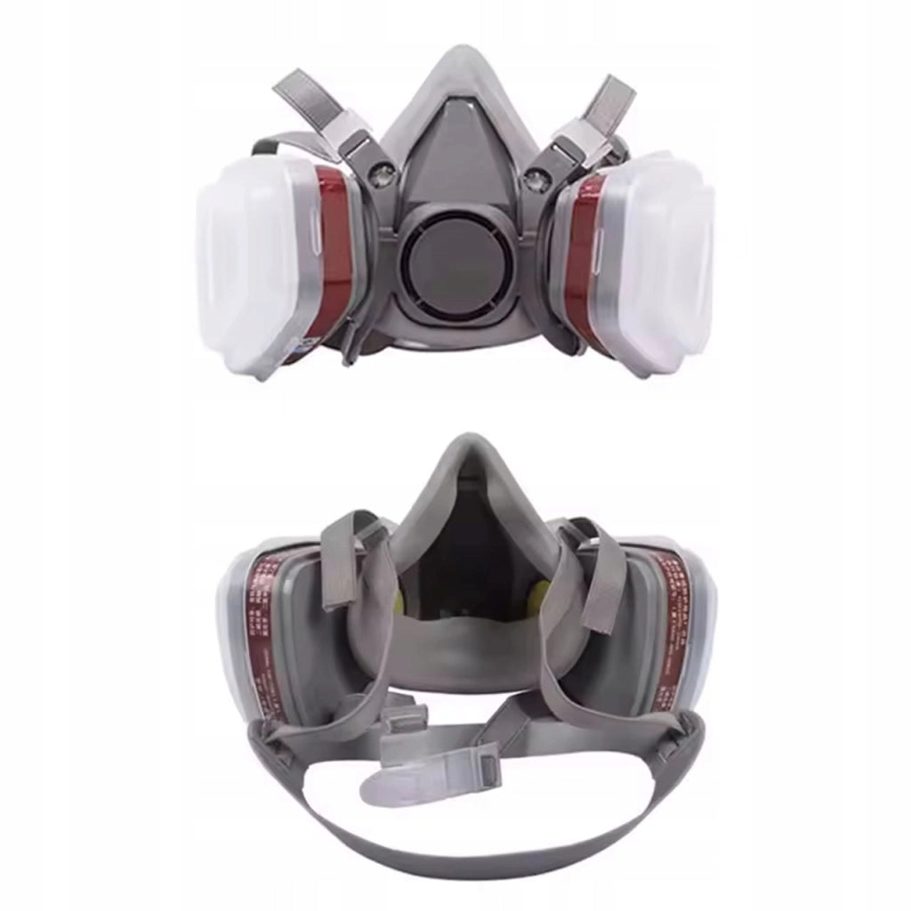 Maschera Protettiva SafeBreath 6200 PRO+ con Occhiali e Set Filtrante 8 in 1 | Silicone e Plastica