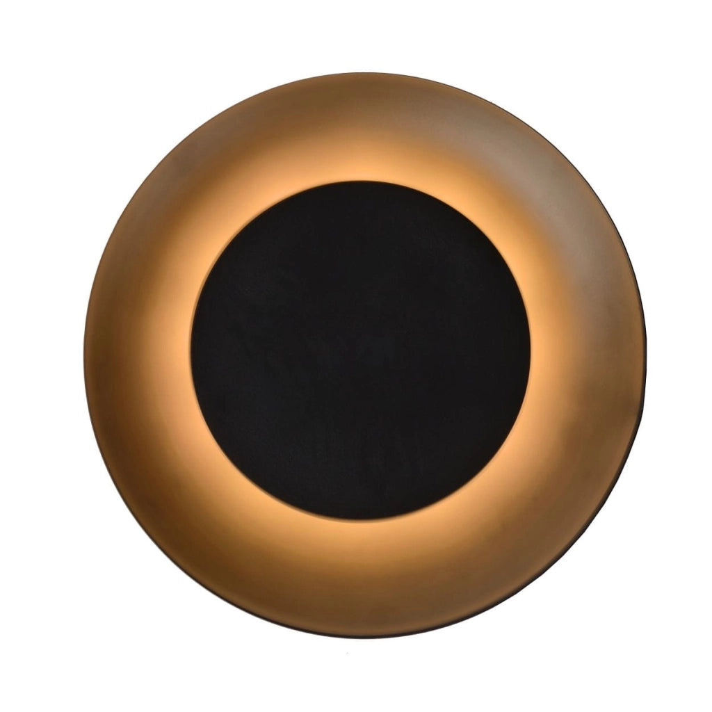 Plafoniera LED Lucide Foskal 6W 2700K nera 21,5cm