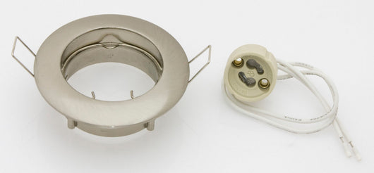 faretti da incasso fisso x led gu10 nikel sat cod:ferx.83810