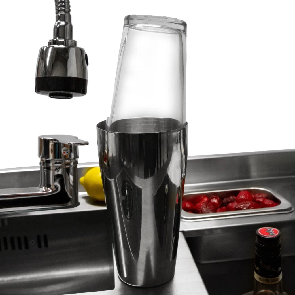 Cocktail Station Barman Postazione Bancone Barman Pozzo Ghiaccio Lava Bicchieri