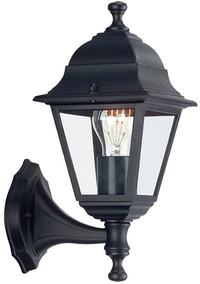 Lanterna giardino charme mini/alta nera papillon - scatola