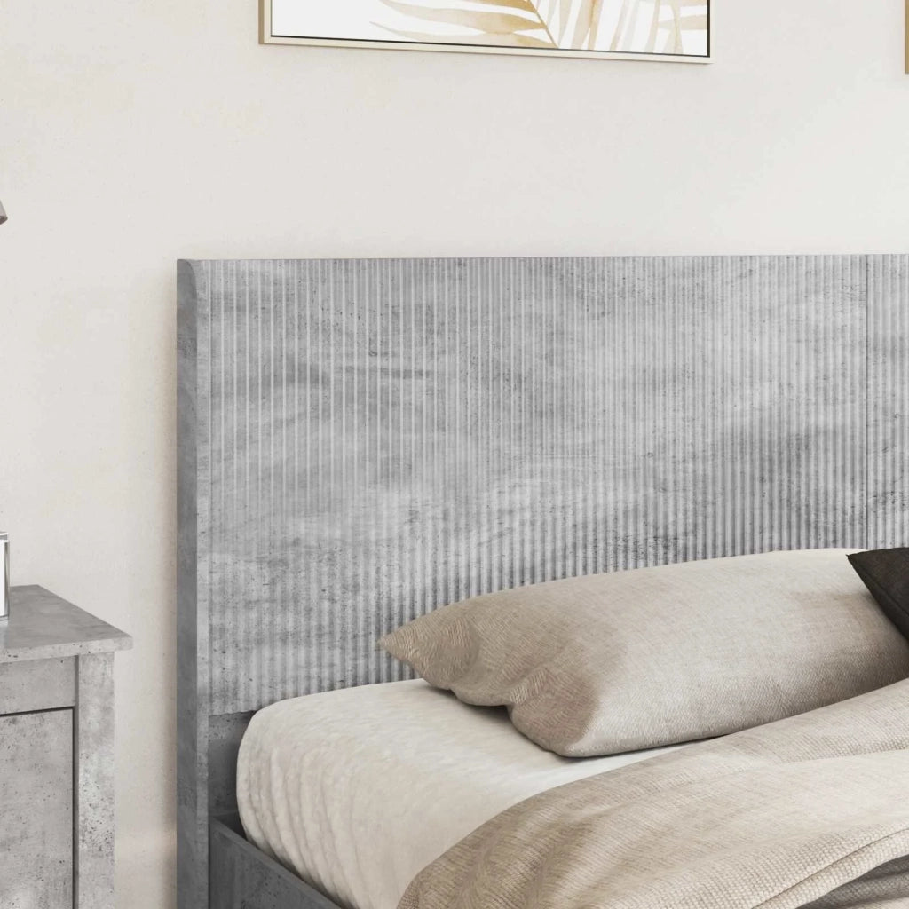 Struttura del letto con stoccaggio e testata Grigio Cemento 3414076