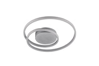 Plafoniera da Interno a LED in Metallo Titanio