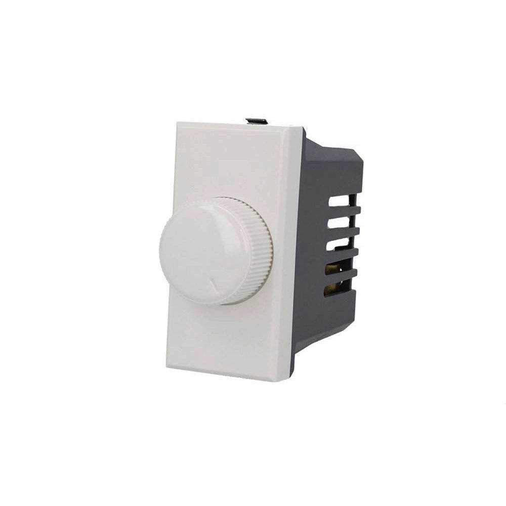 Trade Shop - Regolatore A Manopola 220v Colore Bianco Compatibile Con Bticino Axolute -