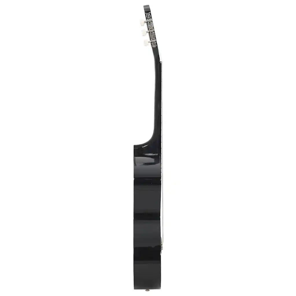 Chitarra Classica per Principianti Nera 4/4 39" in Tiglio 70110