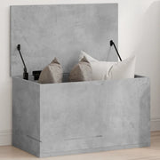 vidaXL Contenitore Portaoggetti Grigio Cemento 60x35x35cm Truciolato