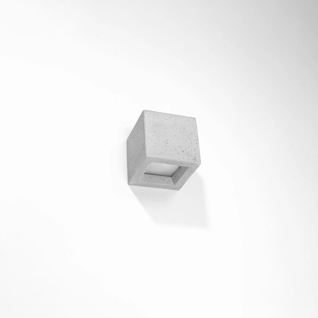 Applique Pure Lume Regulo cemento grigio 12cm G9 IP20