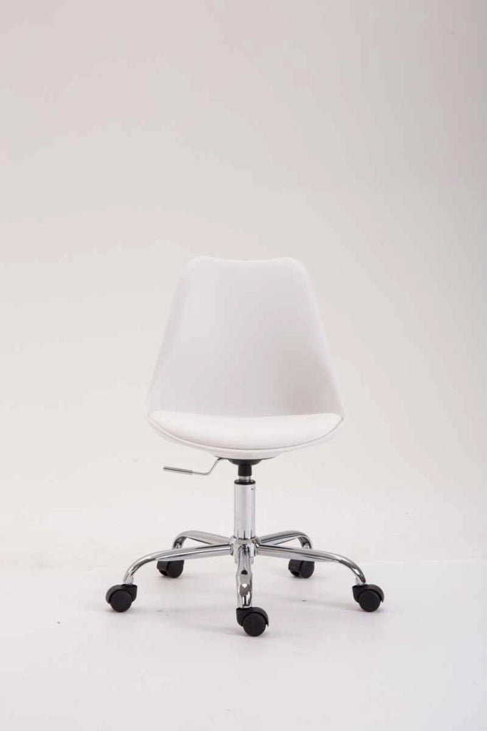 Sedia da ufficio Toulouse in polipropilene bianco
