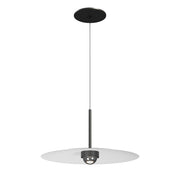 Beneito & Faure Hat Suspension Recessed 8W 83º 2700K Nero Opaco - Lampada a sospensione LED professionale per interni a luce calda