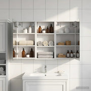 Set di Armadi da Bagno con porta 3 pcs 110 x 10,5 x 60,5 cm 3403712