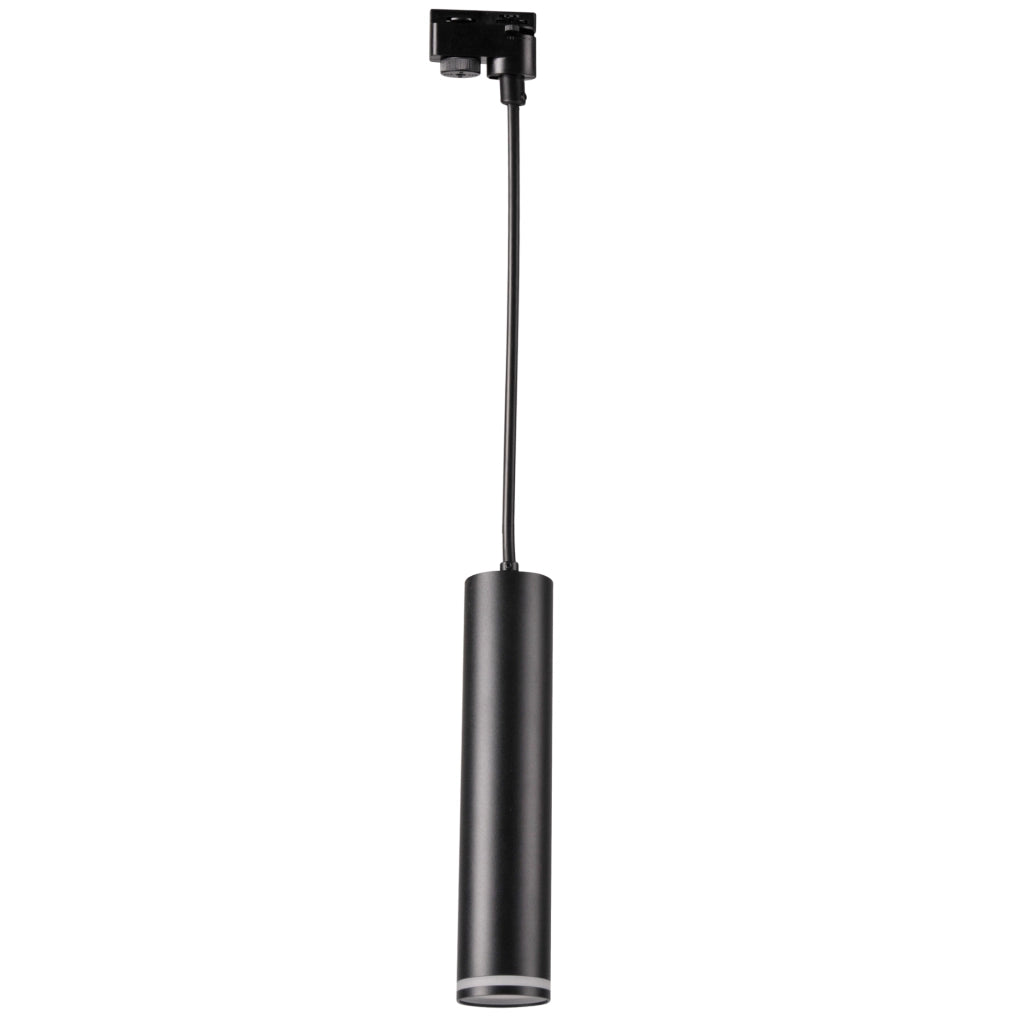 Kit binario nero 3xGU10 sospensioni 1m Paris Polux