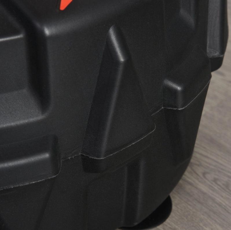 Sacco da Boxe Autoportante con Base Ventosa Nero e Rosso 60x60x180 cm per Allenamento Professionale