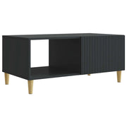 Tavolino da salotto Nero 90 x 50 x 40 cm Legno ingegnerizzato