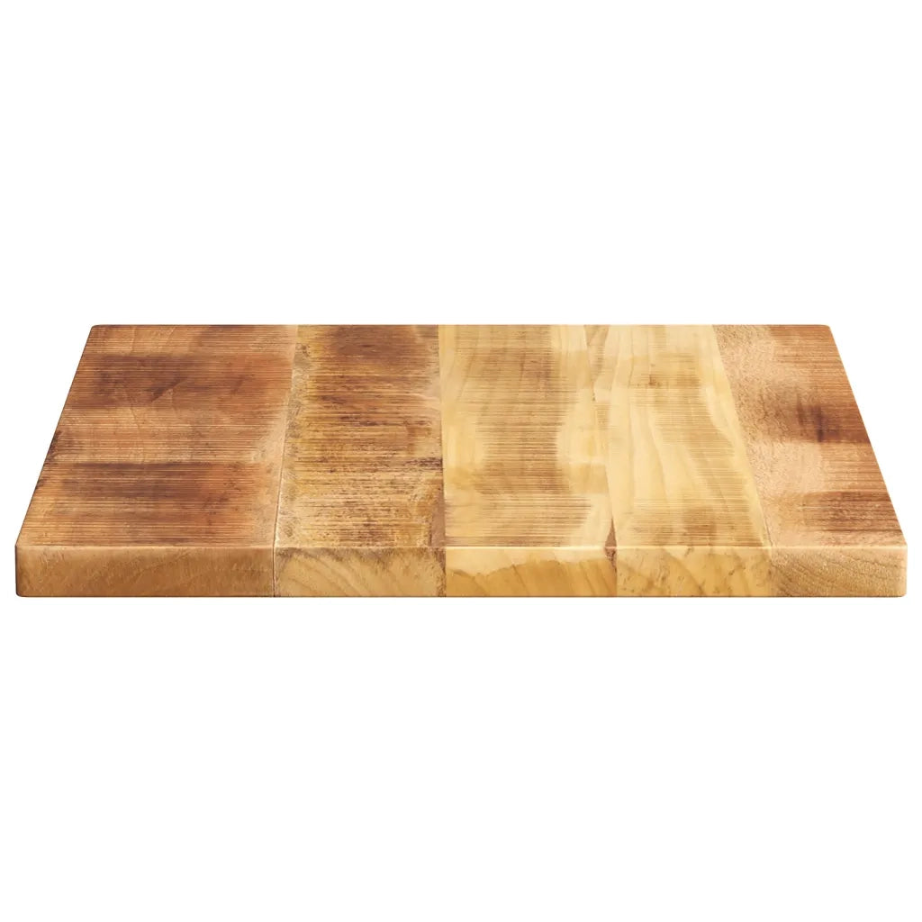 Piano per Tavolo 60x50x2,5cm Rettangolare Legno di Mango Grezzo 371316