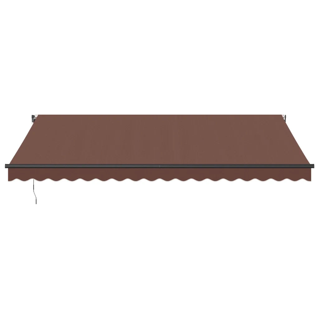 Tenda da Sole Retrattile Automatica Marrone 450x350 cm 3215409